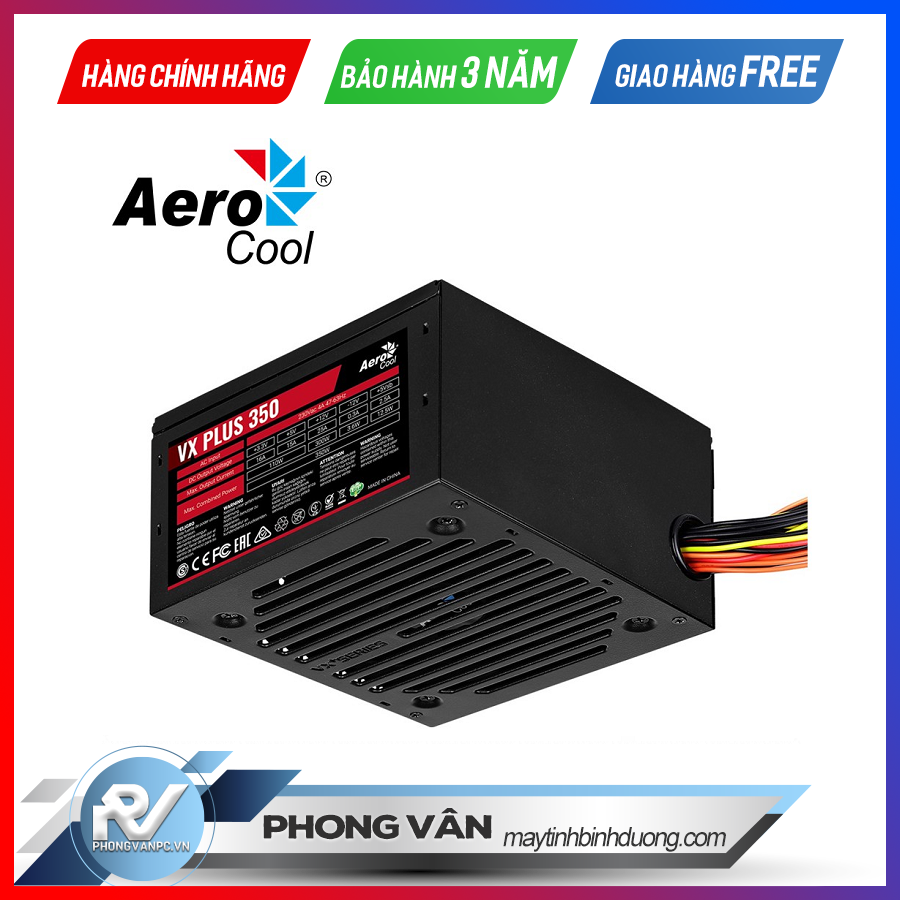 Nguồn Aerocool Vx Plus 350w 230v N Pfc