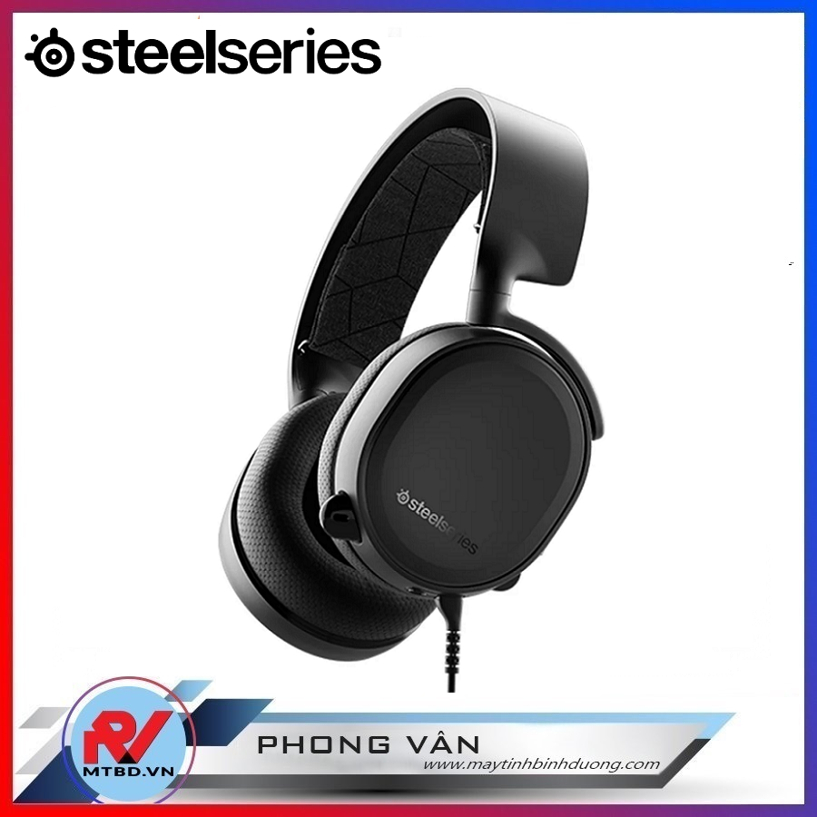 Tai nghe SteelSeries Arctis 3 Black Edition