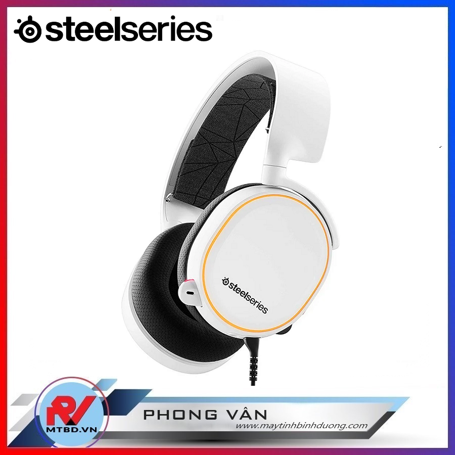 Tai nghe SteelSeries Arctis 5 White Edition