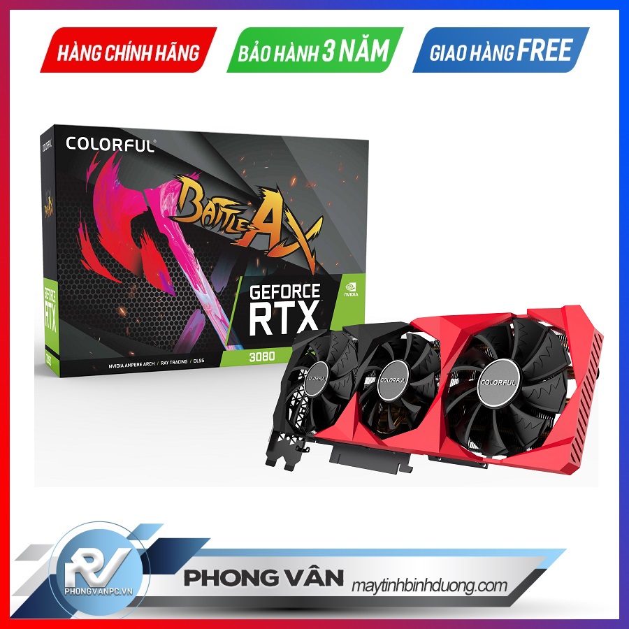 Card màn hình Colorful GeForce RTX 3080 NB OC 10G-V