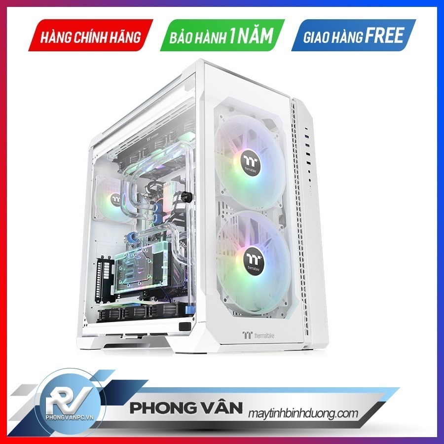 Vỏ Case Thermaltake View 51 Tempered Glass Snow ARGB Edition