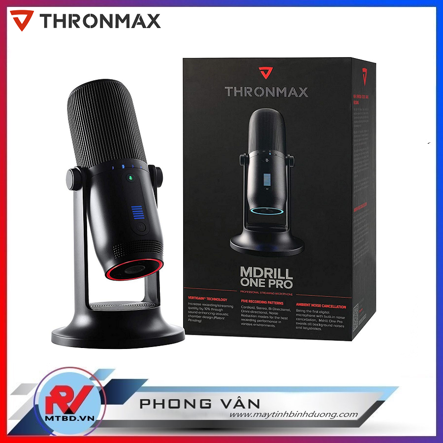 Microphones Thronmax Mdrill Dome Jet Black pro