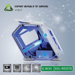 Case E-ROG ES1 White Gaming