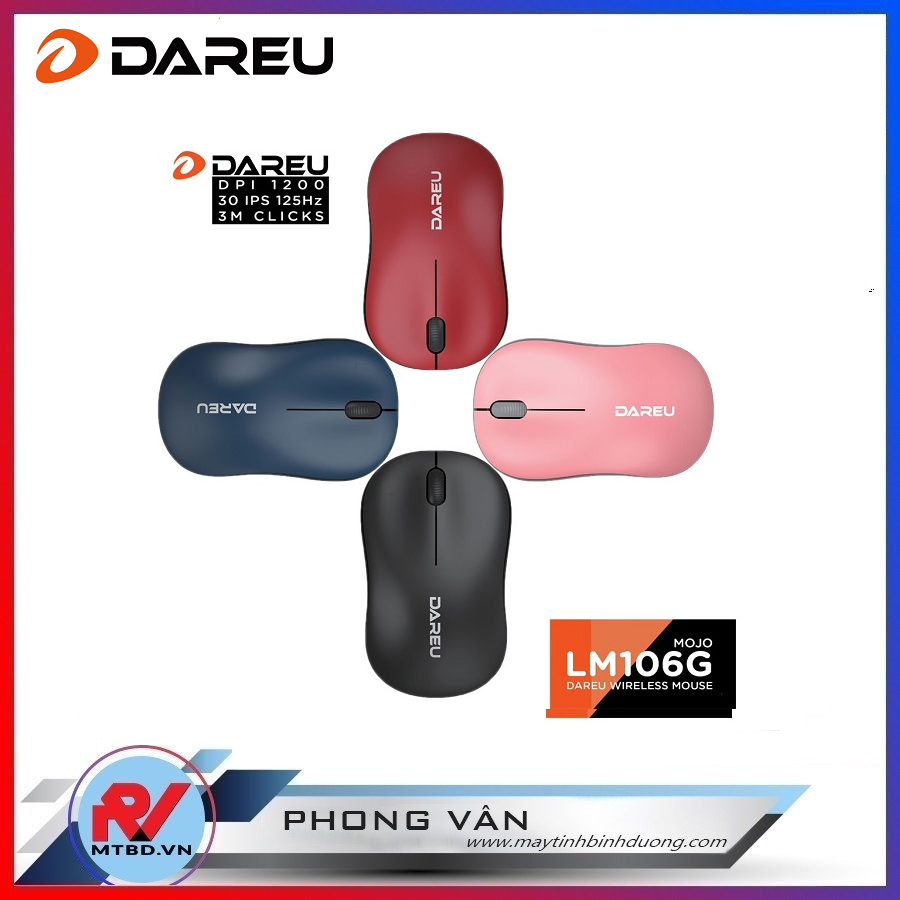 Chuột DAREU LM106G Wireless