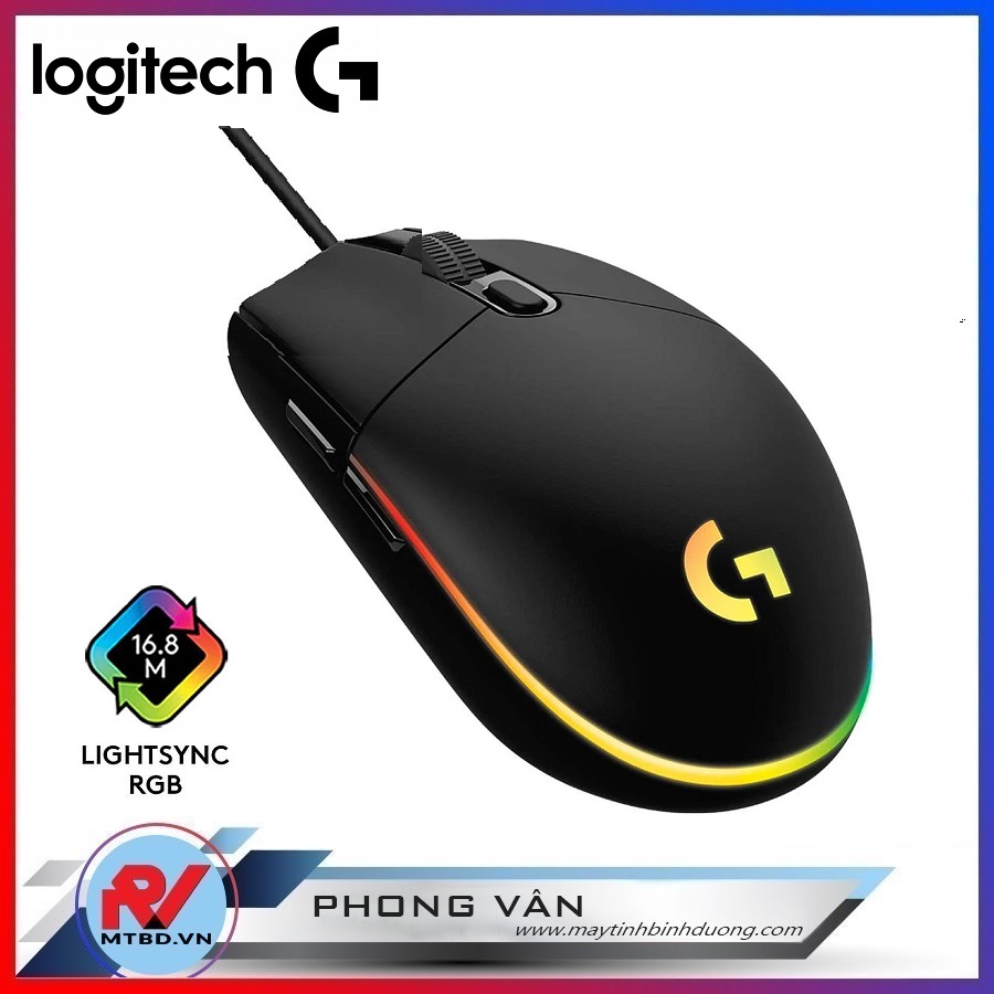 Chuột gaming Logitech G102 Gen 2 Lightsync RGB