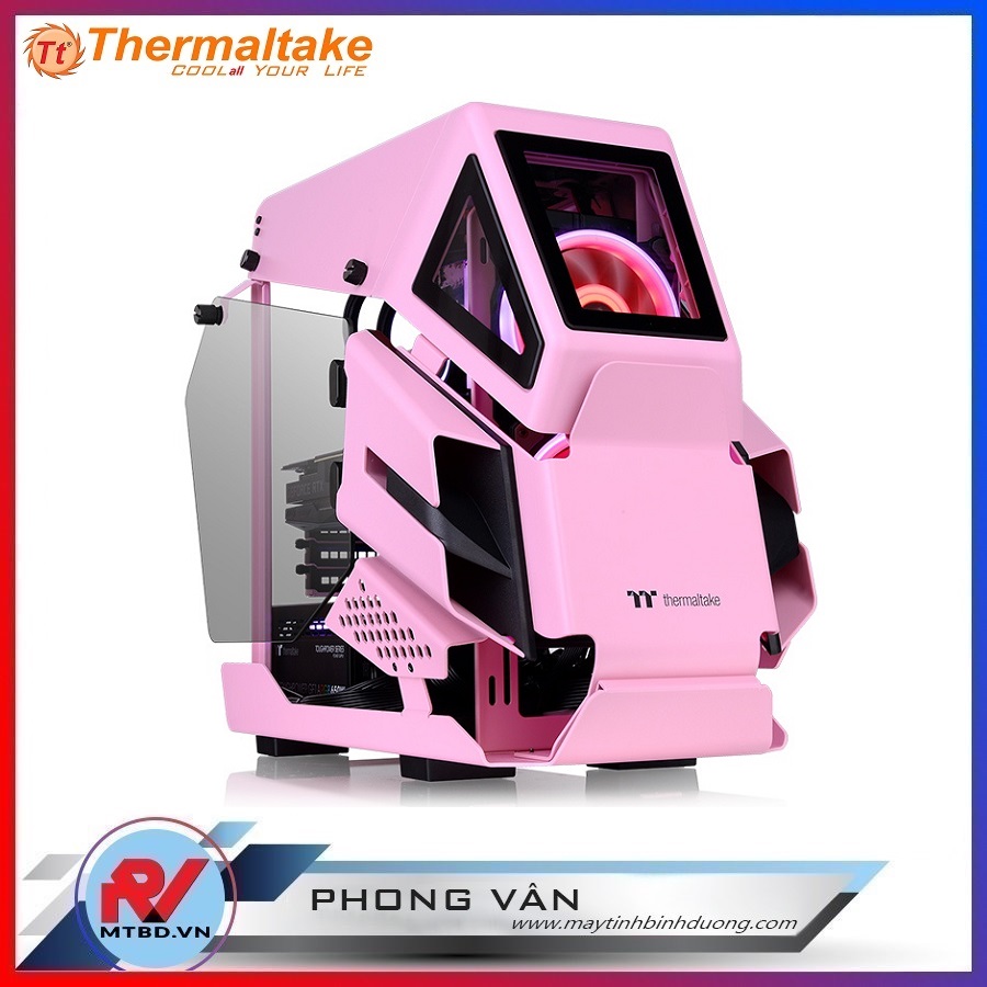 Vỏ Case Thermaltake AHT200 TG Pink