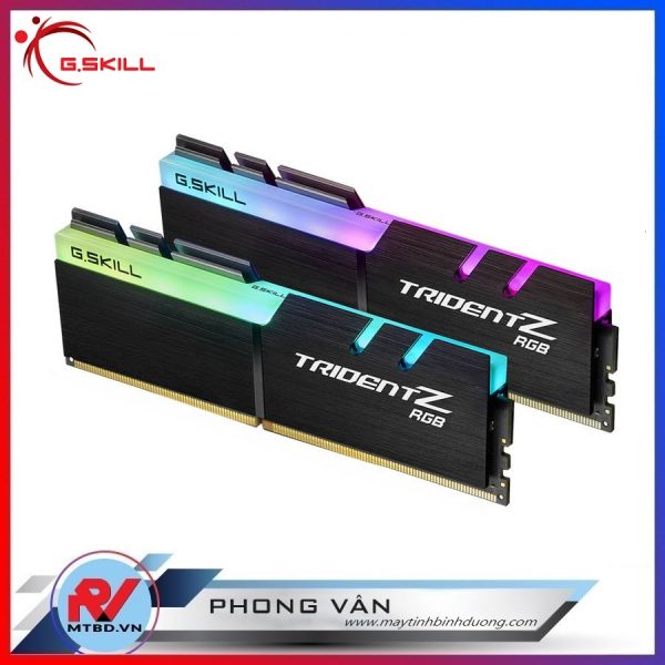 Ram Gskill Trident Z RGB (F4-3000C16D-32GTZR) 32GB (2x16GB) DDR4 3000Mhz