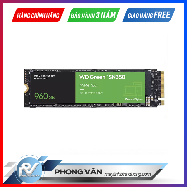 Ổ cứng SSD WD SN350 Green 960GB NVMe PCIe Gen3x4