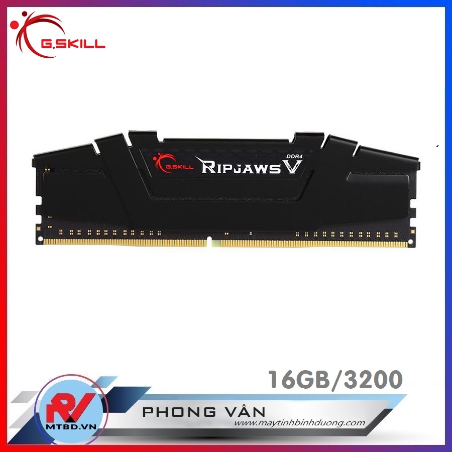 Ram G.SKILL RipJaws V (1x 16GB) (F4-3200C16S-16GVK) DDR4 3200Mhz
