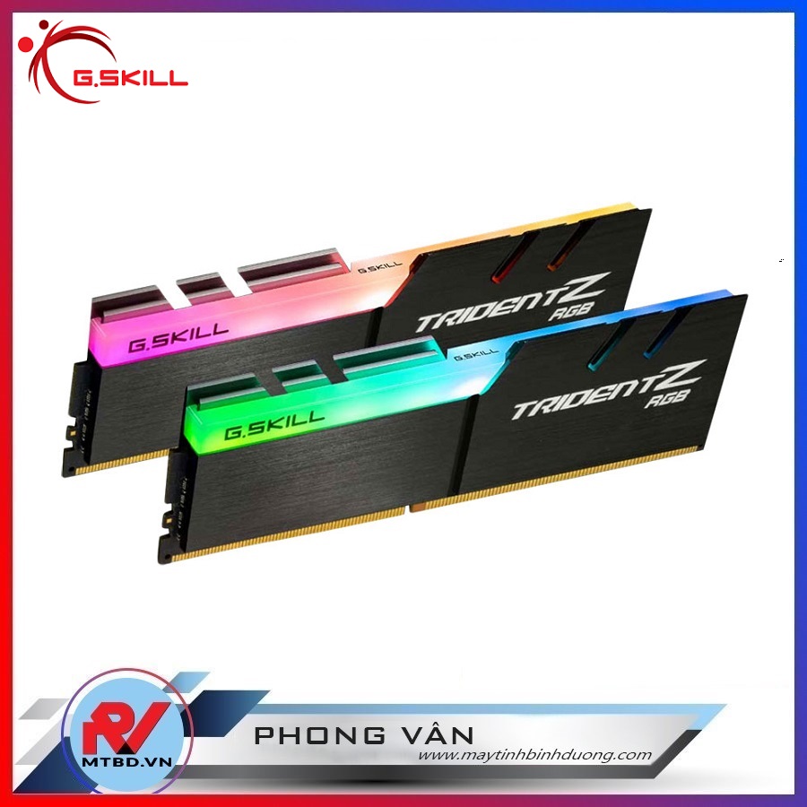 Ram Gskill Trident Z RGB (F4-3600C18D-32GTZR) 32GB (2x16GB) DDR4 3600MHz