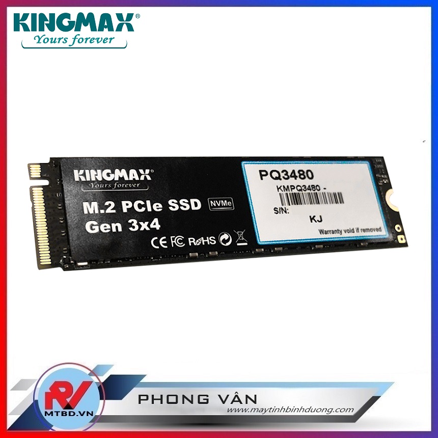 Ổ cứng SSD Kingmax Zeus PX3480 512GB M.2 2280 PCIe NVMe Gen 3x4