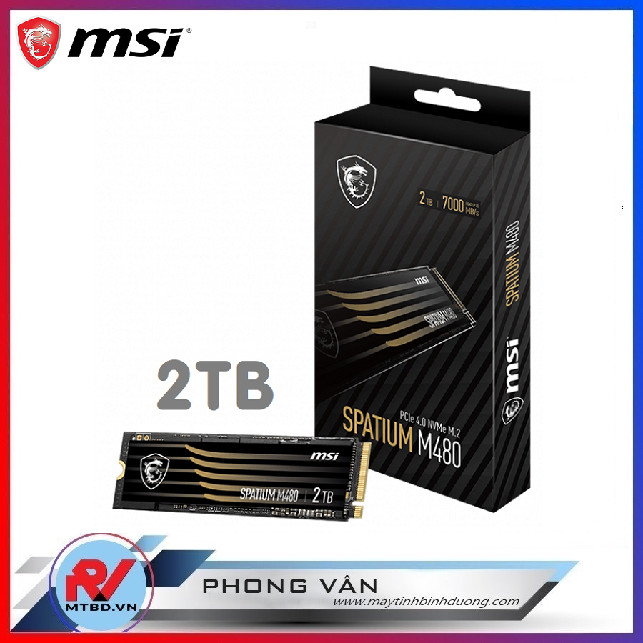 Ổ cứng SSD MSI SPATIUM M480 2TB NVMe