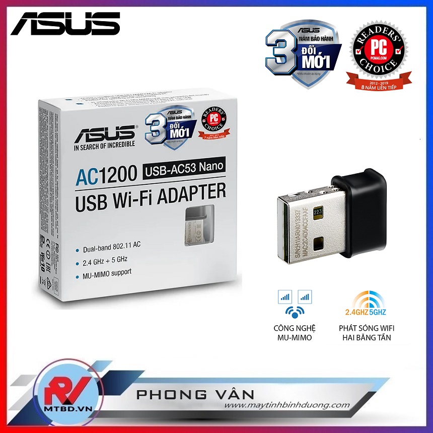 Usb Wifi Asus AC53 - Mini