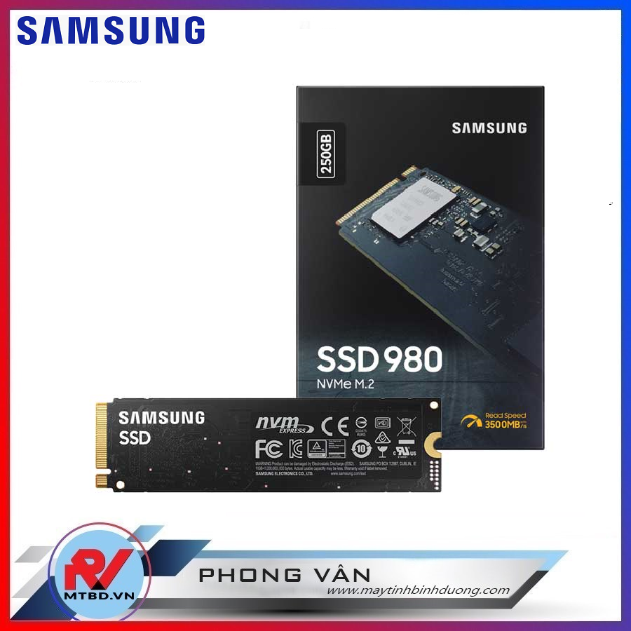 Ổ cứng SSD Samsung 980 M.2 250GB PCIe NVMe 3.0x4