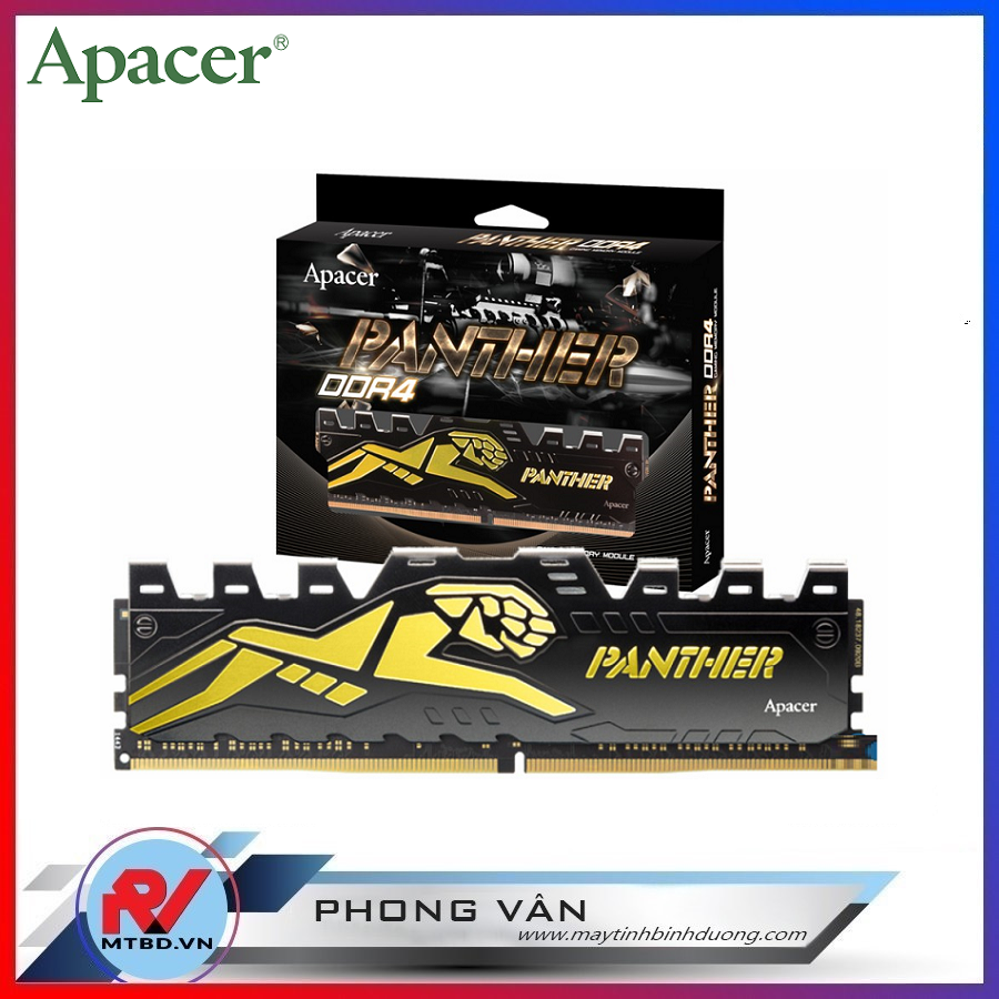 Ram Apacer OC Panther Golden 8GB (1x8GB) DDR4 3200Mhz