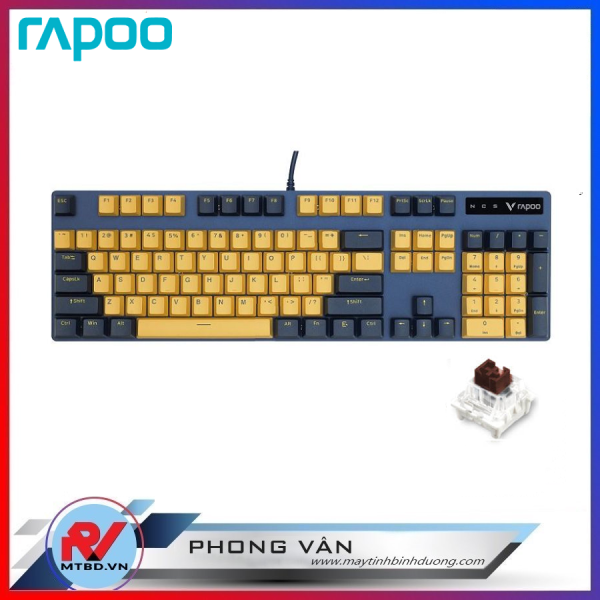 Bàn phím máy tính RAPOO V500 Pro Yellow Blue