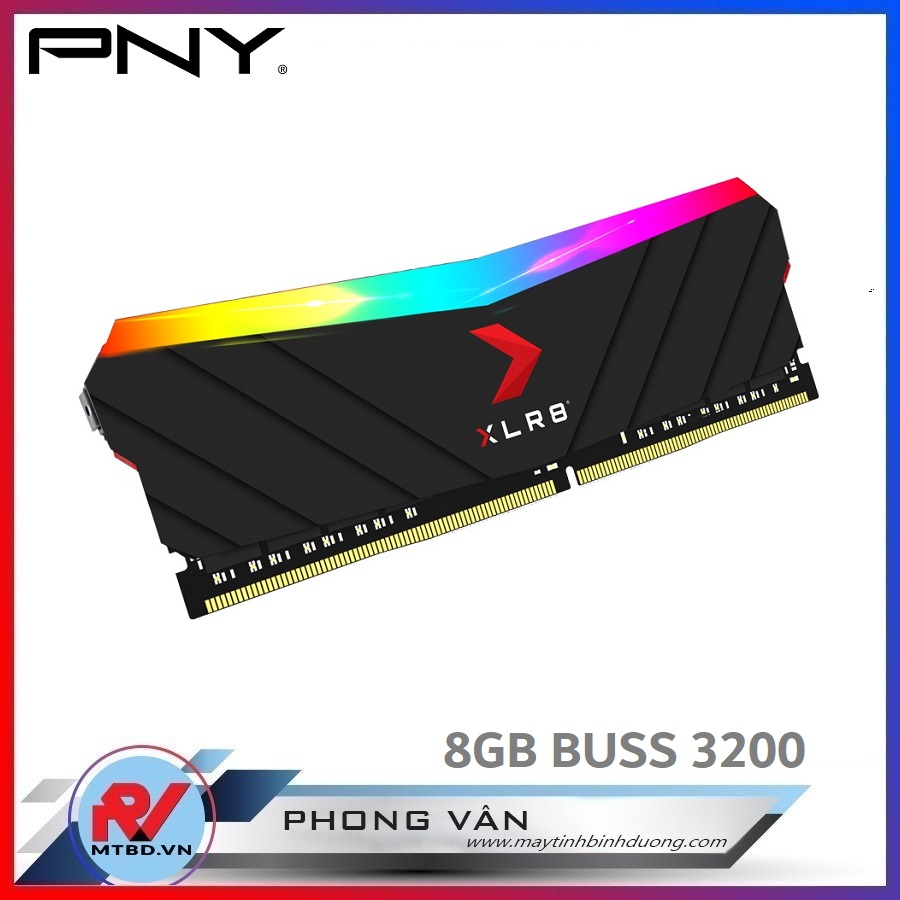 Ram-PNY-XLR8-RGB-8GB-DDR4-3200Mhz