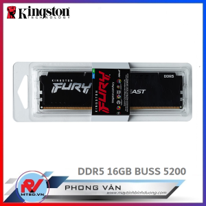 Ram Kingston FURY Beast Black 16GB DDR5 5200