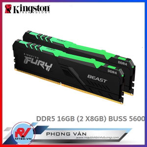 Ram Kingston FURY Beast Black 8GB DDR5 5200